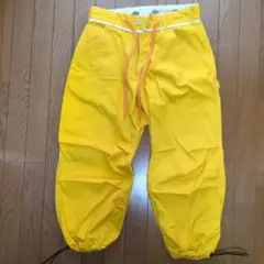 Dickies イエロー ワークパンツ ドローコード付き