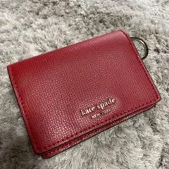 kate spade パスケース カードコインケース キーリング付き