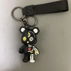 メカニック ベア キーホルダー バッグチャーム ブラック