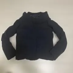 ルイルエブティック　ネイビー リボン付きダウンジャケット Sサイズ