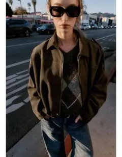 フェイクスエードジャケット