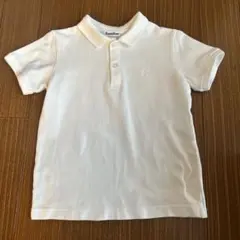 familiar 小学校受験　ホワイト ポロシャツ