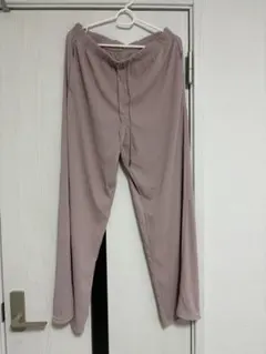 GU ピンク　リブプルオンパンツ