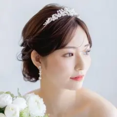 ANNAN WEDDING 低めティアラ TLM293