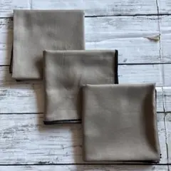 ハンドメイド　ランチクロス　ランチョンマット　ベージュ　無地　シンプル