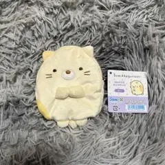 すみっコぐらし 猫型ポーチ クリーム色