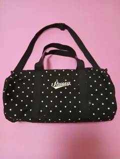 STUSSY　2WAY ドット柄ドラムバック