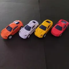【新品・未使用】プルバックミニカー 4台セット