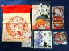 鬼滅の刃 煉獄杏寿郎 原画展 名場面ジオラマ きんちゃく 箔押し アクキー