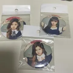 TWICE シグナル 缶バッジ サナ、ジヒョ、ツウィ