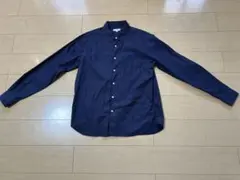 BEAUTY&YOUTH ユナイテッドアローズ　ネイビー ドット柄 シャツ XL