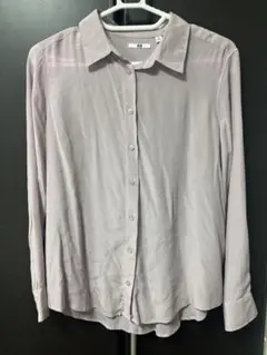 UNIQLO レーヨン長袖シャツ Mサイズ