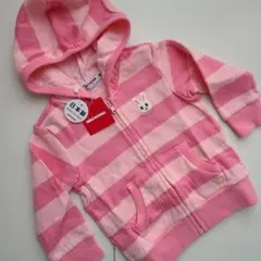 【新品】ミキハウス うさぎ パーカー 女の子 80cm