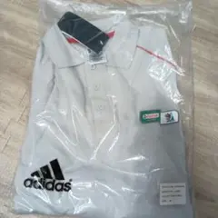 即購入OK！未開封　adidas ライトグレー ポロシャツ Mサイズ