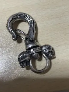 カ*リ様 スタンリーゲス スカル クリップ キーチェーン キーリング