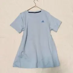 【アディダス】半袖Tシャツ（F）刺繍ロゴ スポーツパフォーマンス ワッフル素材