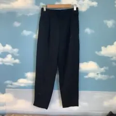 黒スラックス ゴムウエスト　F