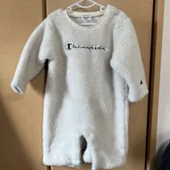 Champion フリースロンパース 80サイズ アイボリー