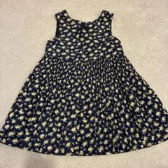 フォーマル　プリーツスカート　ワンピース　卒園式　発表会　入園式　花柄　120