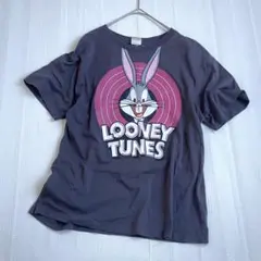 H&M【XS】ルーニー・テューンズ バックスバニー プリントTシャツ グレー