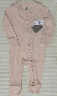 【匿名配送】babyGap リブカバーオール 70cm 6-12m