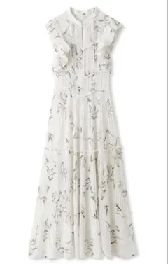 snidel Sustainableプリーツプリントワンピース