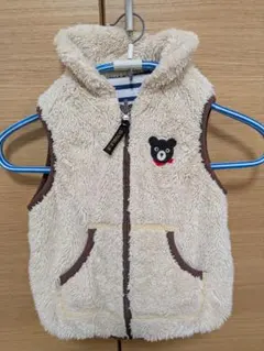 【ミキハウス DOUBLE.B】リバーシブルベスト 100