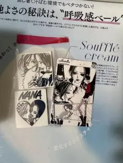 NANA ステッカーセット シルバー 立体 ステッカー