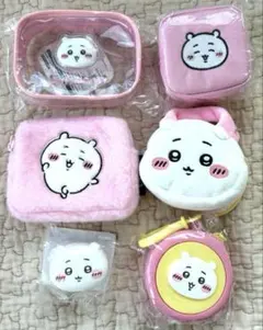 ちいかわ プライズ品 ポーチ 6個セット アミューズメント景品 まとめ売り