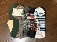 メンズローキャットソックス5足セット 25-27cm