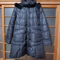 リアルファー付ダウンコート◎Mサイズ◎ダウン80%フェザー20%