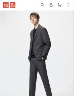 ユニクロ　スーツ　感動ジャケット　感動パンツ　S