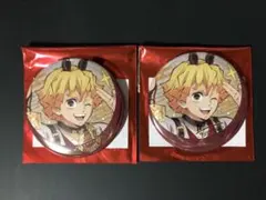 鬼滅の刃 干支2026 午年 箔押し缶バッジ 我妻善逸