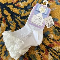 15〜20センチ　入学式　フリル靴下