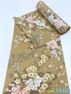 付け下げ 和木沢絹 金駒 金彩 手描 花々 正絹 反物 T9322 - メルカリ