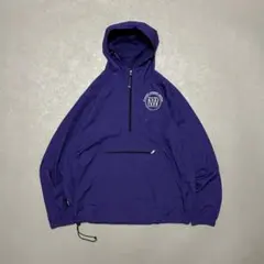 USA古着 10s UAE製アノラックパーカードローコード有ハーフジップ身幅広め