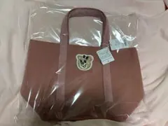 FEILER オールドテディ ワッペントートバッグ ピンク　小サイズ