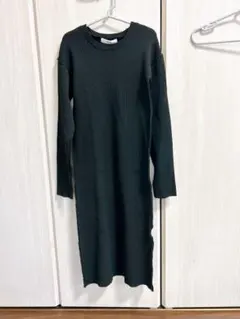 未使用タグ付き！　SAYUNAO リブ　ワンピース