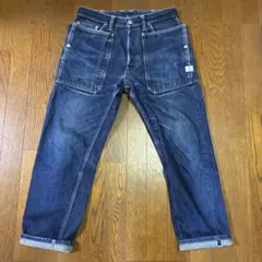 SASSAFRAS ササフラス セルビッチ Fall Leaf デニムパンツ Ｍ