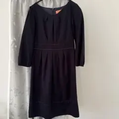 スーナウーナ　ネイビーワンピース　卒業式入学式に！七分袖！