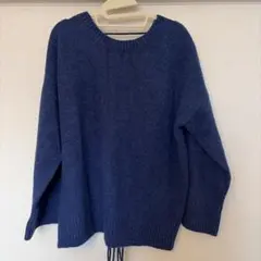 urban research バッグ編みニット(BLU)