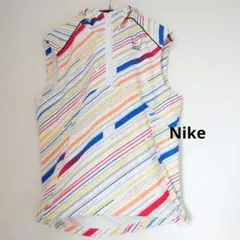Nike／ナイキ　ベストフード付き　マルチカラー　L　スポーツ　　裾ドロスト