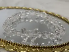 水晶のデザインパワーストーンブレスレット内径17㎝