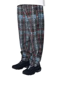 C.E CAV EMPT チェックプリント デニムワイドチノパンツのサムネイル