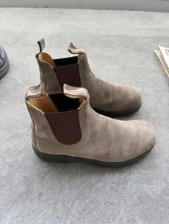 Blundstone スエード サイドゴアブーツ　カーキ/ブラウンのサムネイル