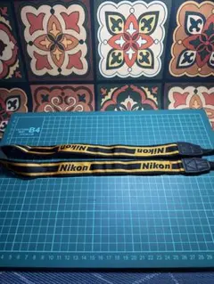 Nikon 純正 ストラップ ブルー×ブラック 幅2.5cm 美品 希少 - メルカリ