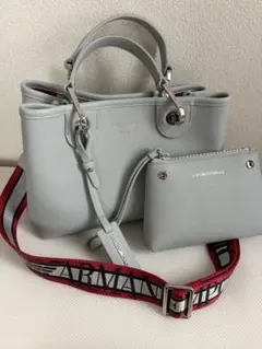 EMPORIOARMANIアルマーニ2WAYショルダー付き オリーブグリーン - メルカリ