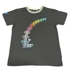 ANGEL BLUE Tシャツ 黒　ナカムラくん　平成女児　y2k 平成レトロのサムネイル