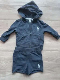 ラルフローレンRalph Lauren フード付きパーカーショートパンツ 12M