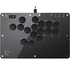 レバーレス アケコン 16ボタン 超低遅延 OLED搭載 全機種対応 RGB